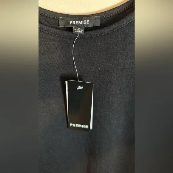 Premise Black Short Sleeve Crew Tee - Picture 2 of 6